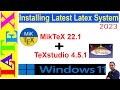 A complete installation of the latest latex system on windows 11  2023  latex basic tutorial39