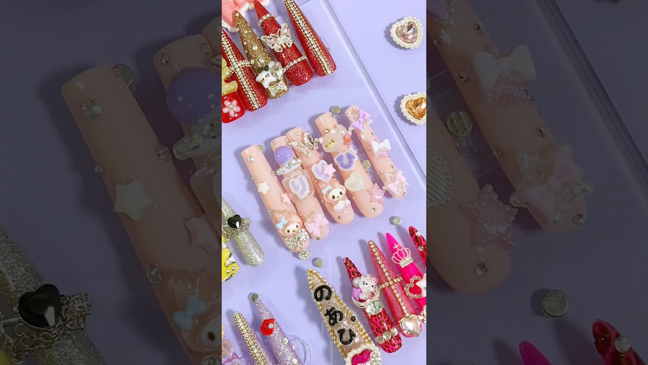 コギャルの【りりぴちゃん】イメージネイルを作ってみた コギャルの【りりぴちゃん】イメージネイルを作ってみた