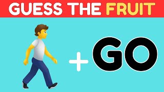 Guess the FRUIT by emoji | Emoji Quiz 2023 | Emoji Puzzles