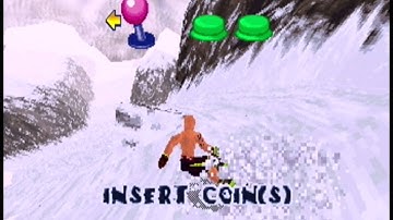 Steep Slope Sliders attract mode, Sega ST-V arcade PCB (1998)