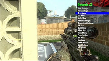 BO2//1.19 MOD MENU Dynamic v3 | PS3 Xbox // | Qwick Vid BTW
