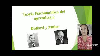 Teoría psicoanalítica del aprendizaje. Dollard y Miller