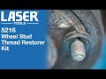 5216 | Wheel Stud Thread Restorer | Laser Tools