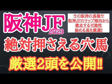 【阪神ジュベナイルフィリーズ2023】穴馬予想！阪神の現在の馬場状態や当レースのラップ傾向から狙える馬を2頭厳選して公開！