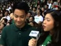 Thomas torres interview during dlsu vs admu volleyball game feb 9 2013