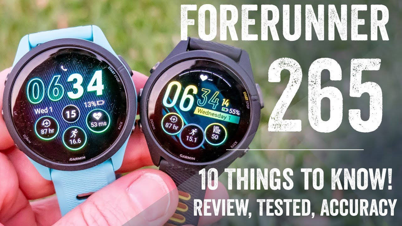  Garmin Forerunner 265 Advanced Multisport Touchscreen