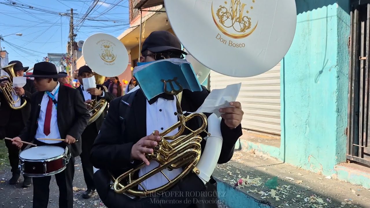 BATALLÓN SOLOLATECO || A la par de la Banda de Erick Portillo ~ Procesión Virgen de la Pólvora 2926