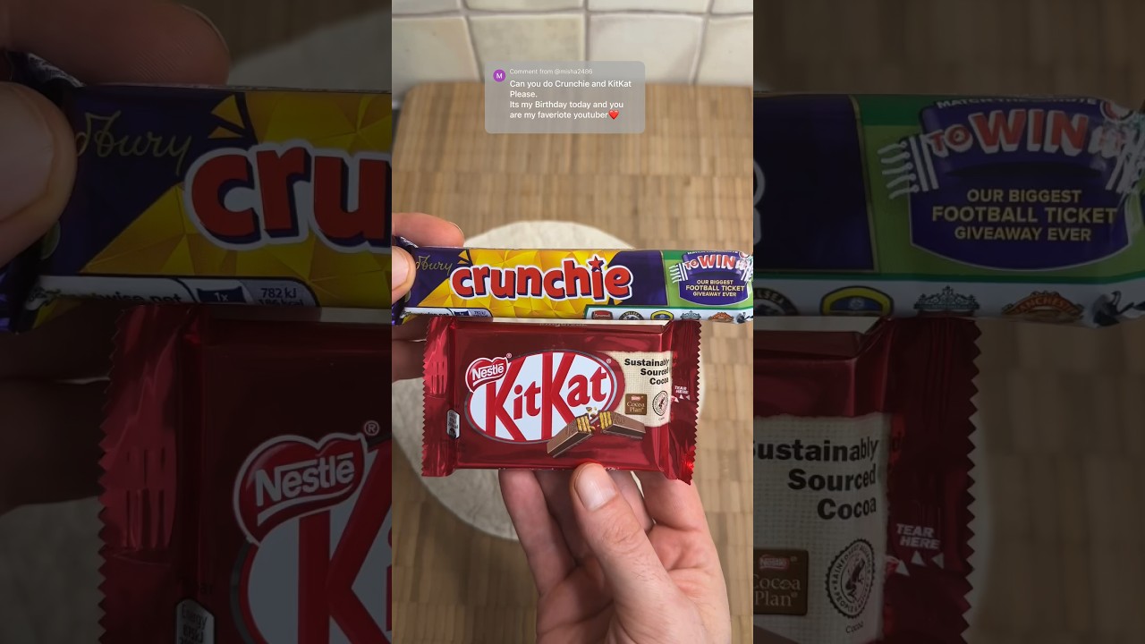 Crunchie and Kitkat delight ! 