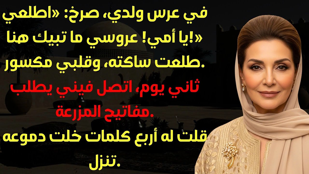 طردني ابني من حفل الزفاف بسبب زوجته، لكن ما قلته بعد ذلك... لن ينساه أحد أبدًا.