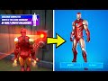 Emote as Tony Stark in the Stark Workshop - Tony Stark Awakening Challenges Fortnite