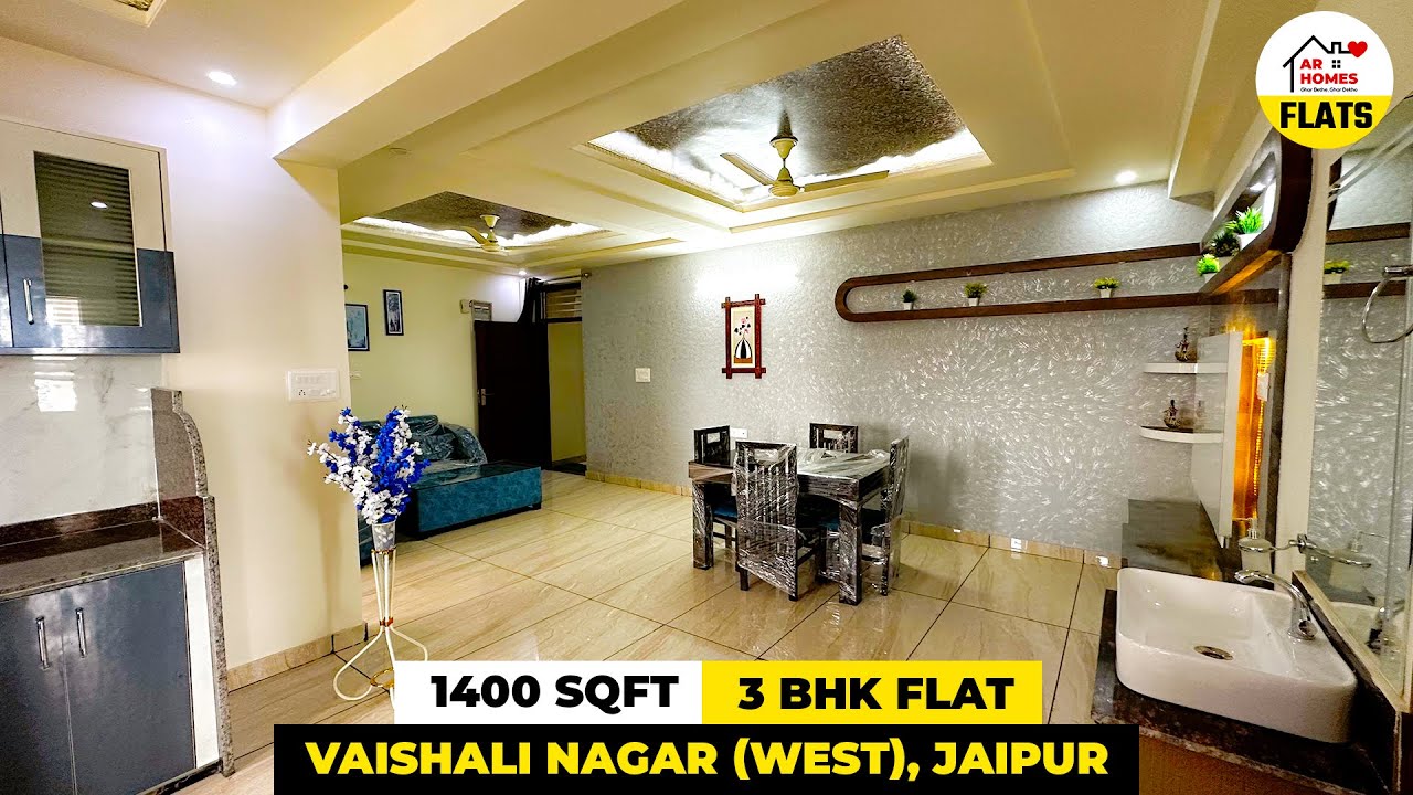 3 BHK Flat/Apartment for sale with furniture Vaishali nagar west Jaipur
