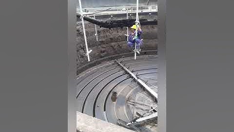 Hanging Scaffolding Erection in acid Tank.  Ep:-02