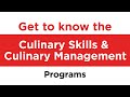 Fanshawe's Culinary Skills & Culinary Management Programs