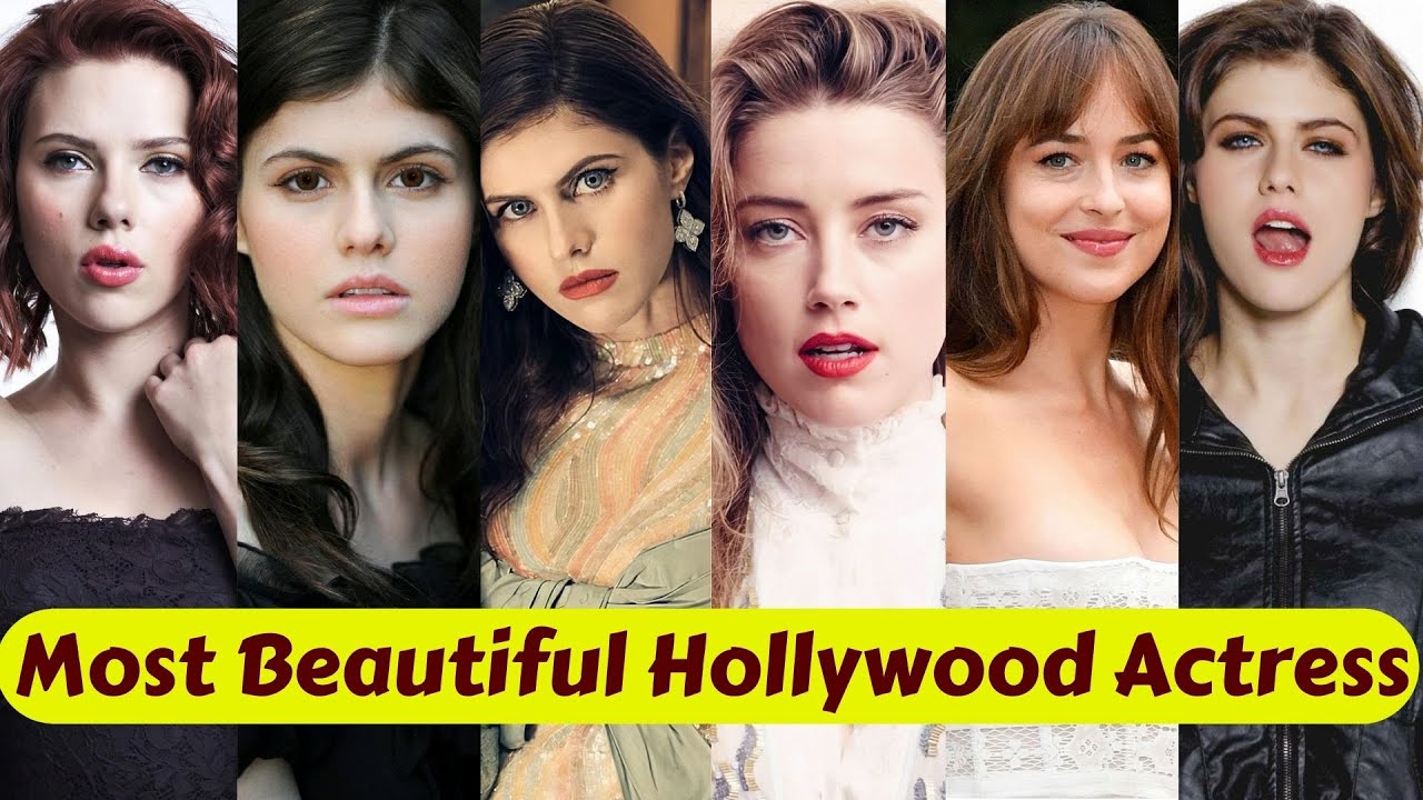 Hollywood actress 10 beautiful top 50 Most