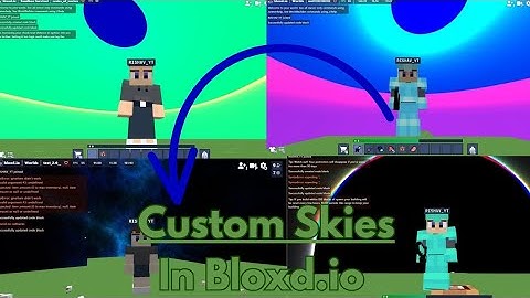 Get many types of custom sky in bloxd.io with this easy tutorial!** 🌌✨