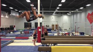 Switch leap to tuck gainer dismount | August 2019