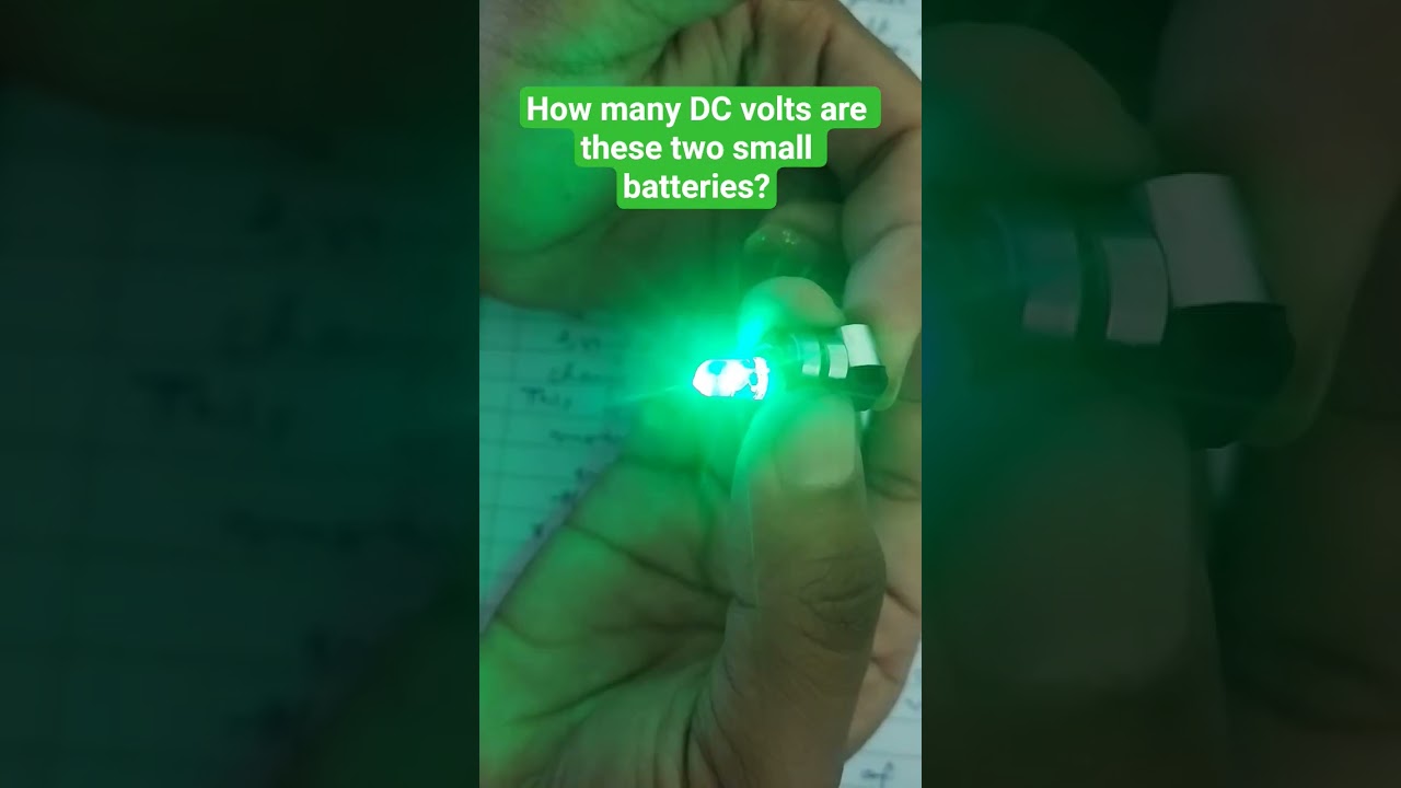 How many DC volts are these two small batteries?#ytshorts #2025 #viralshorts