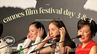 cannes film festival day 3 & 4 - cobweb premiere and press conference