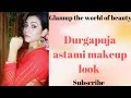 durgapuja astami makeup look|durgapuja status
