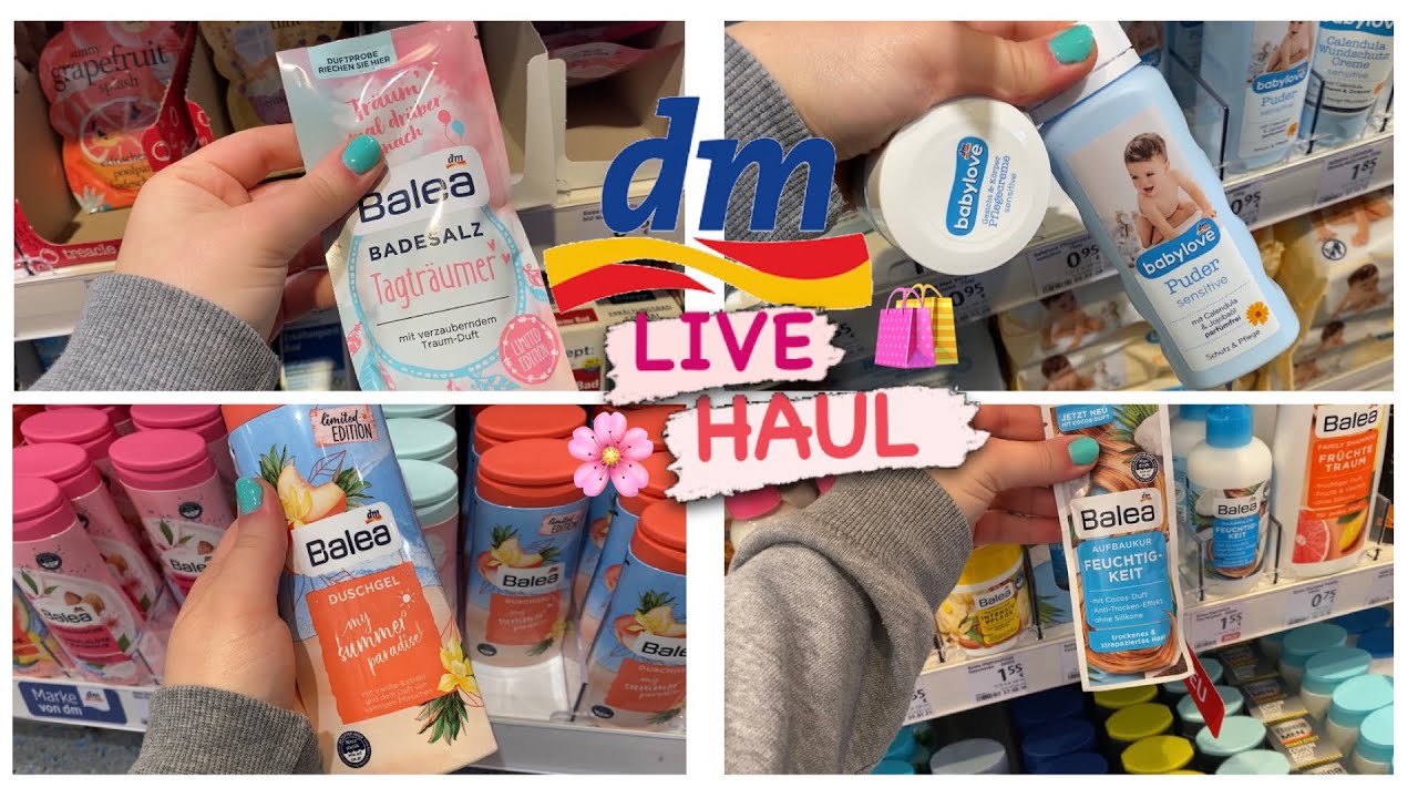 DM Live Haul 🌸🛍 // Für die Gewinner Einkaufen // alinaBerry