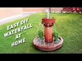 Easy DIY Waterfall using terracotta at home | Birds Bath | Garden Waterfall ideas 2022