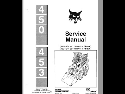 Bobcat 450 453 - Workshop Manual
