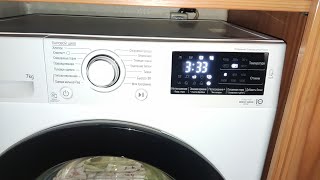 Как стиральная машина lg F2M5HS6W справляется с дисбалансами? Или попытки отжимов постели