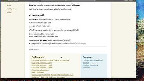 Replacing if – Omitting if – if vs. when – in case vs. if English free education