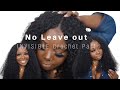 ♡ No Leave Out Crochet Invisible Part Method using a V Part Wig ! | Unice Hair