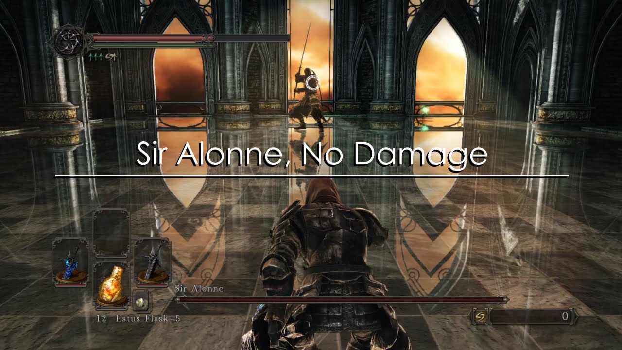 Dark Souls II - Sir Alonne - No Damage (Special Death Animation)