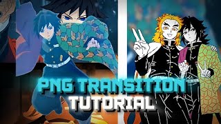 PNG Transition Tutorial | Cap Cut Wis/AMV