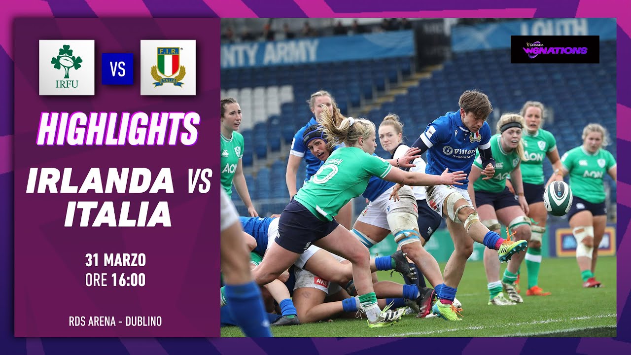 Guinness Women's Six Nations 2024, IREvITA 21-27: highlights