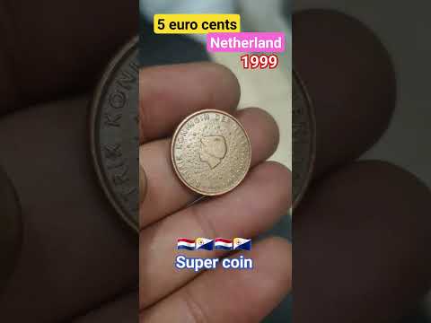 5 Euro Cents 1999 Netherland Coin #ytshorts #coins #rara