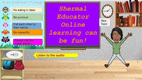 Creating Bitmoji Classroom using Google Slide.