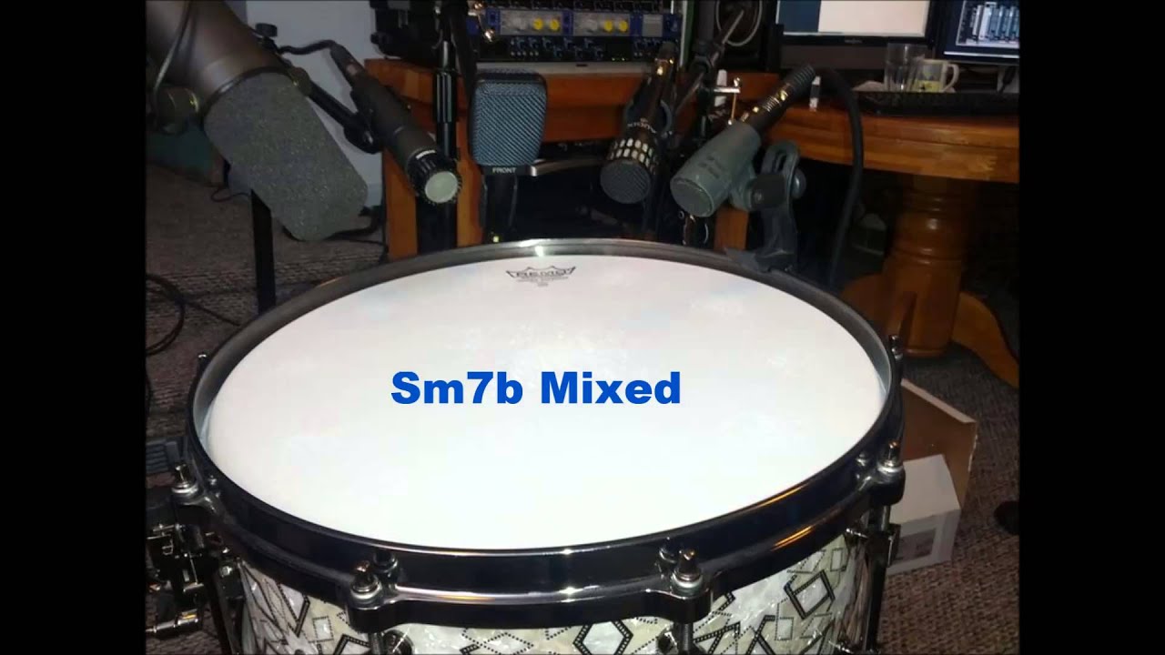 Snare Mic Shootout/Comparison: Sm7b 