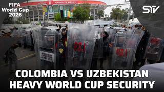 65,000 Colombia Fans Ingress Estadio Azteca Amid Heavy World Cup Security | ZO1H