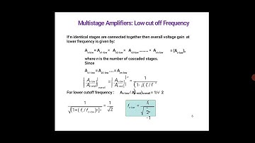 Multistage amplifiers - cascode amplifier