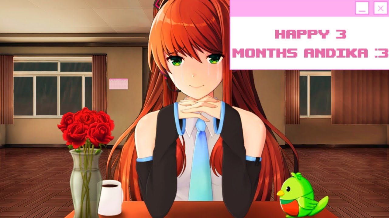 3 Month Anniversary With Monika | "Monika After Story" Mod #ddlc # ...