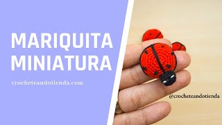 HOW TO KNIT A MINIATURE LADYBUG AMIGURUMI