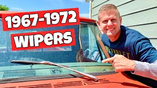 6772 Chevy C10 / GMC Truck  Wipers & Removal
