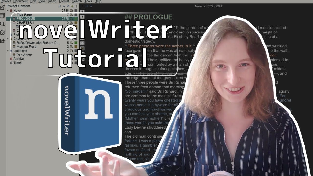 How to Use novelWriter - YouTube