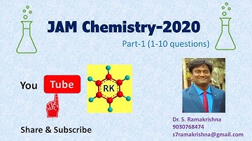 Detailed solutions to IIT JAM 2020 Chemistry Question Paper (Part-1)