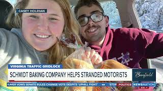 Stranded bread truck feeds dozens of people stuck on I-95 | Banfield