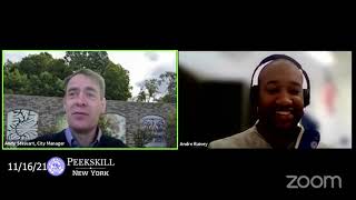The Peekskill Agenda with Mayor Andre Rainey and City Manager Stewart 11-16-21