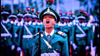 Watch When Nigerian Military School Boys Takes Center Stage,,,,,, Mr President Was Amazed,,,,,,
