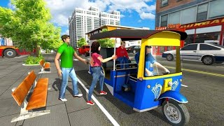 Modern Tuk Tuk Auto Rickshaw Mod Apk (Unlimited Money) Android Game Pley screenshot 3