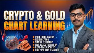 GOLD BTC CHART LEARNING AND CRYPTO CHART STUDY 18.06..2026