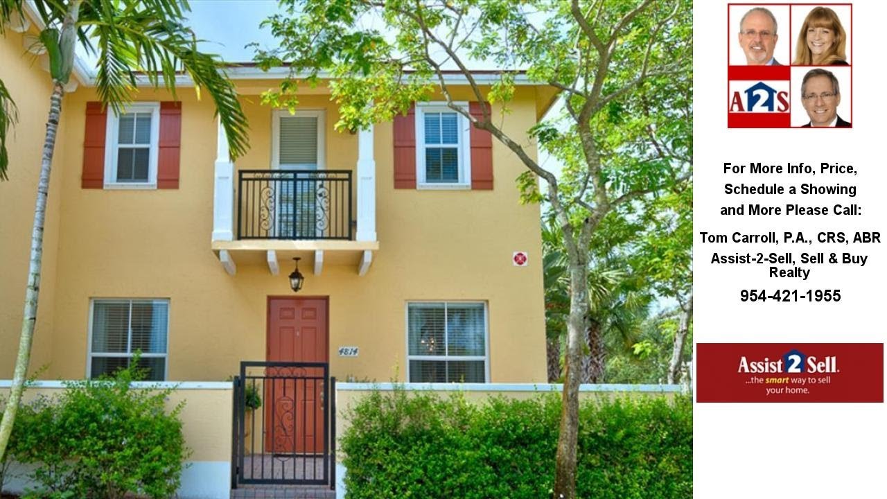 4814 Acadian Trail, Coconut Creek, FL Presented by Tom Carroll, P.A., CRS, ABR.