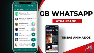 SAIU! WHATSAPP GB ATUALIZAÇÃO 2022 COM FUNDO ANIMADO! screenshot 2