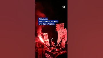 Protesters in Tel Aviv Israel call for hostage release deal | DW News